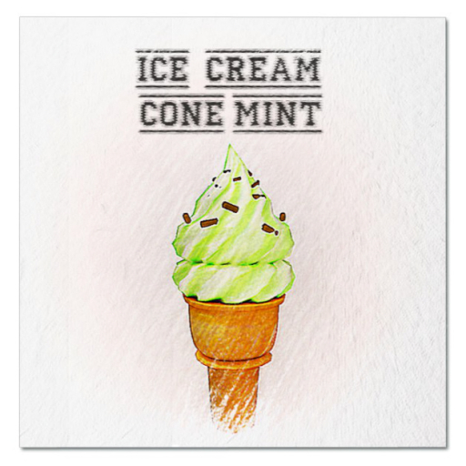 DFS Ice Cream Cone Mint