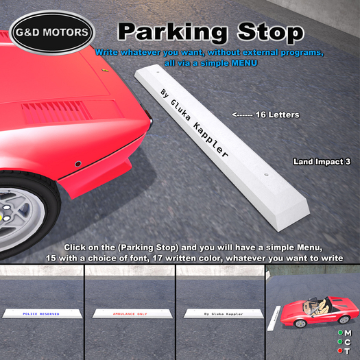 G&D MOTORS Parking Stop