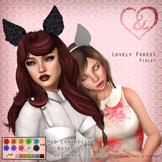 Lovely Forest Headbands - Piglet