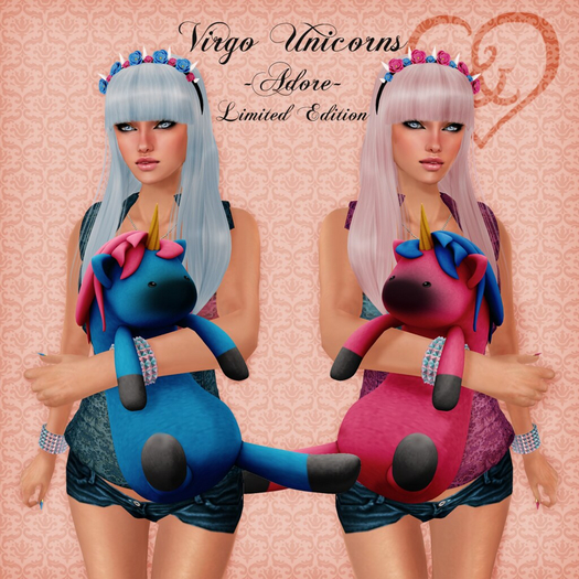 Virgo Unicornies Plushies - Adore