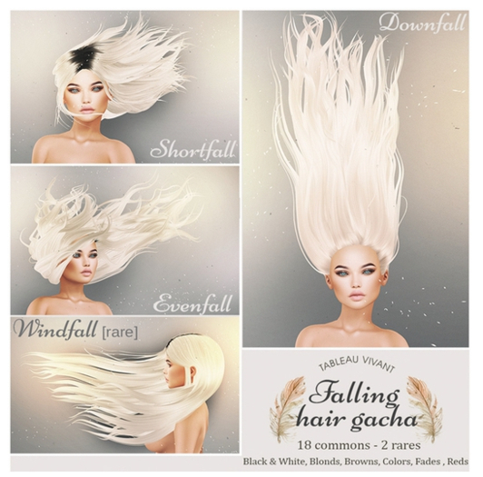 Tableau Vivant // Falling hair Gacha - Evenfall - Colors