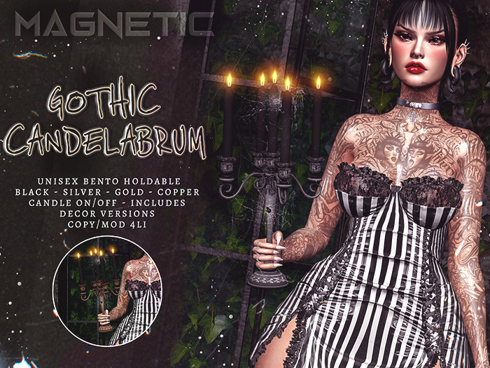 Magnetic - Gothic Candelabrum 
