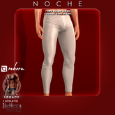Noche. Leather Leggings White