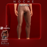 Noche. Leather Leggings Tan