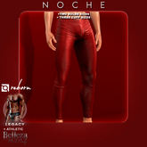 Noche. Leather Leggings Red