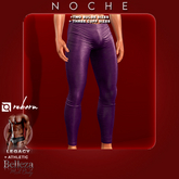 Noche. Leather Leggings Purple