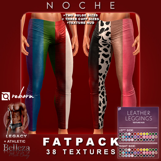 Noche. Leather Leggings Fatpack