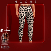 Noche. Leather Leggings Cow