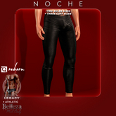 Noche. Leather Leggings Black