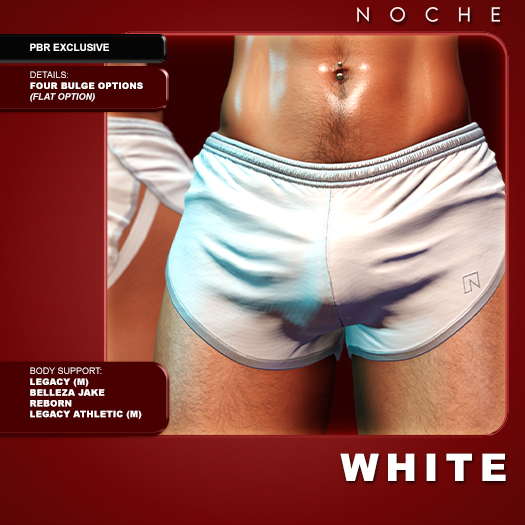 Noche. Lyle Shorts White