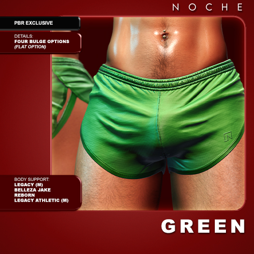 Noche. Lyle Shorts Green