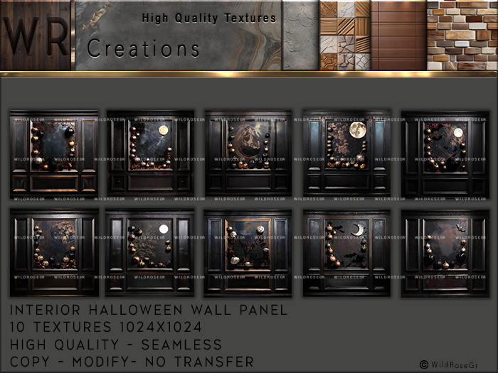 INTERIOR HALLOWEEN WALL PANEL