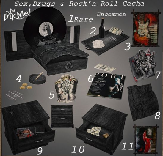 ::InkMe:: Sex Drugs & Rock'n Roll 01 RARE