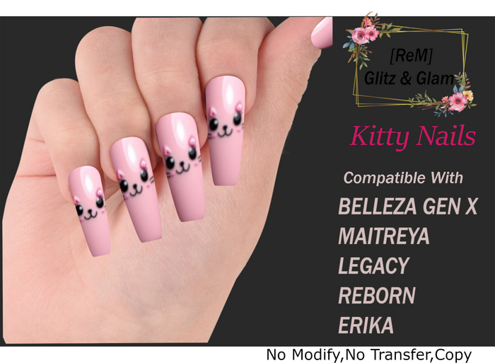 [ReM] Kitty Nails