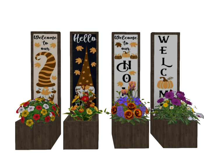  Fall Planter Signs