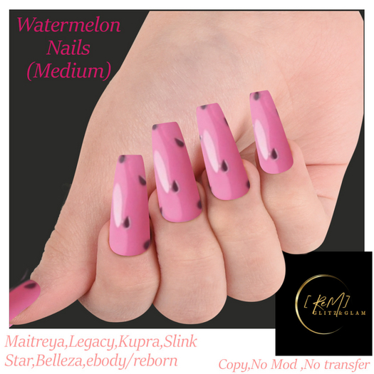 [ReM] Watermelon (MD) Nails