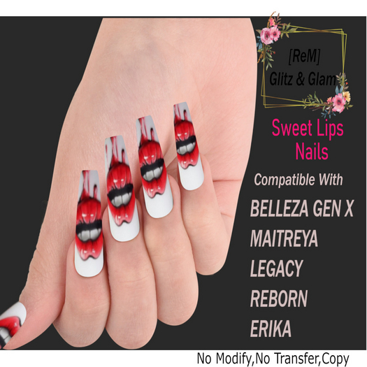 [ReM] Sweet Lips Nails