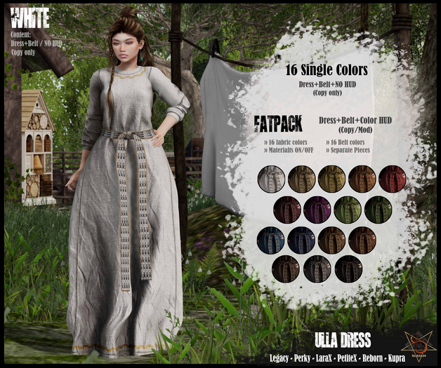 //RKS// Dress Ulla - White