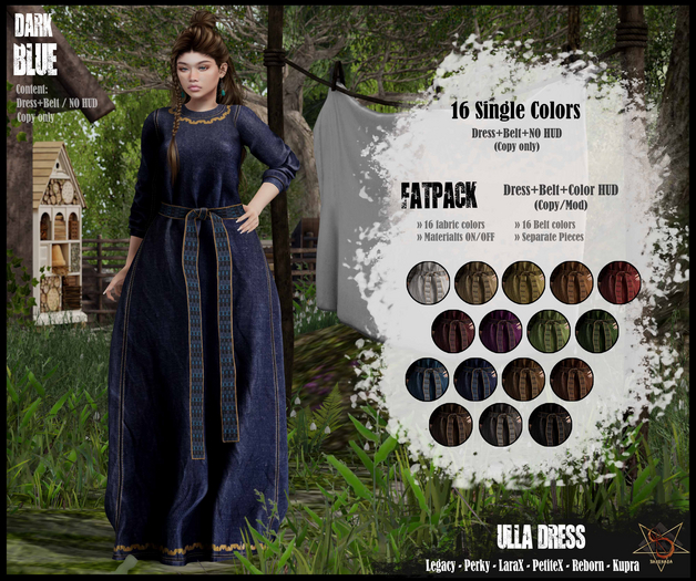 //RKS// Dress Ulla - DarkBlue