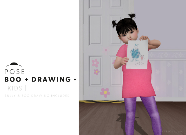 Pose BOO + DRAWING (Toddleedoo)