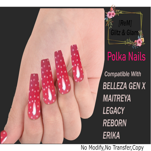 [ReM] Polka Nails
