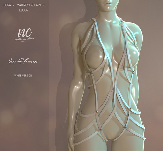 [NC] - Love Harness (White)