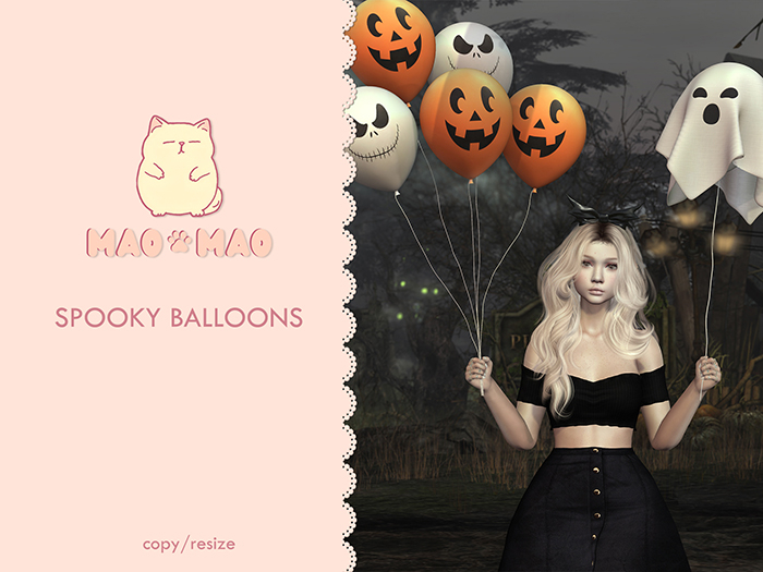 mao mao. spooky balloons