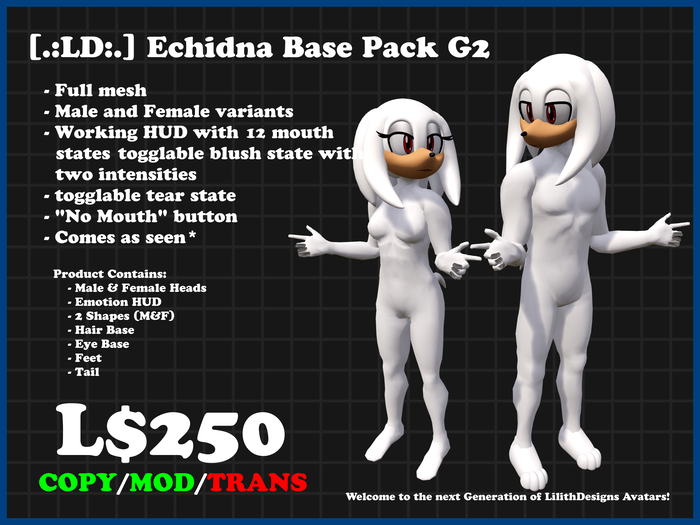 [.:LD:.] Echidna Base Pack