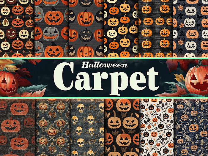 EA Design ♦ Carpet Textures - Halloween - Set 02