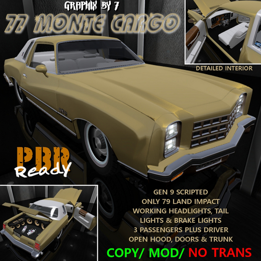 GB7 77 Monte Cargo (BOXED)