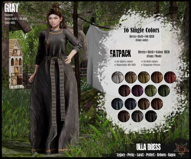 //RKS// Dress Ulla - Gray