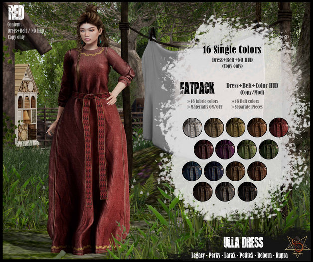 //RKS// Dress Ulla - Red