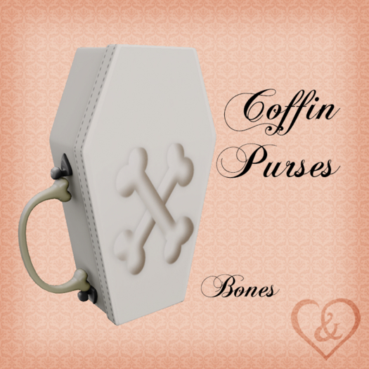 Coffin Purses - Bones