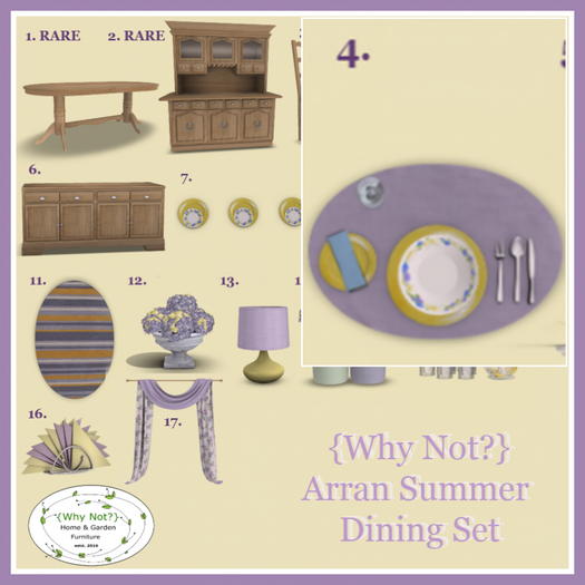 4.{Why Not?} Arran Dining Place Mat