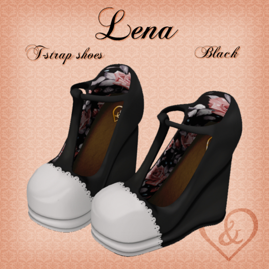 Lena - Tstrap Shoes - Black