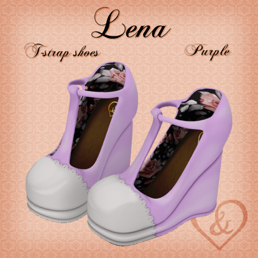 Lena - Tstrap Shoes - Purple