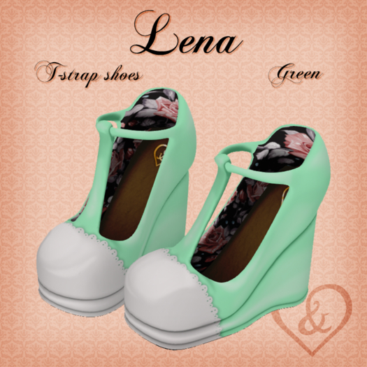 Lena - Tstrap Shoes - Green