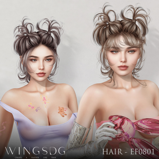 WINGS-HAIR-EF0801 Blondes & Reds (Pack)