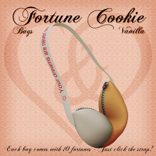 Fortune Cookie Bags - Vanilla
