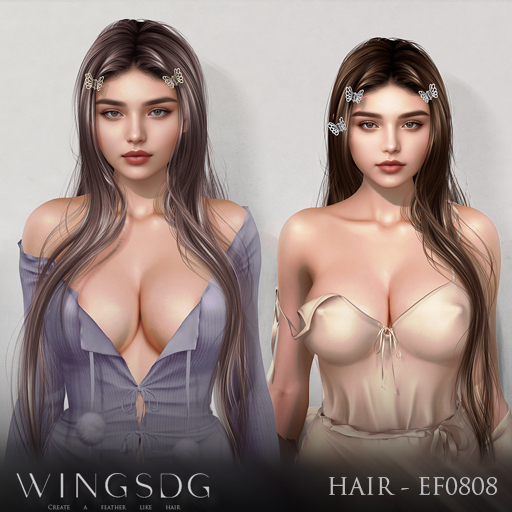 WINGS-HAIR-EF0808 Grays & Browns (Pack)