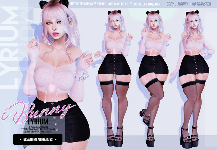 Lyrium. Bunny Breathing Stand Set