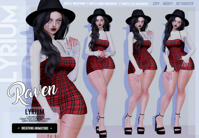 Lyrium. Raven Breathing Stand Set