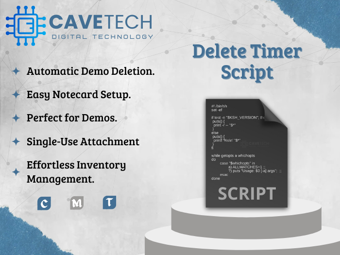 CaveTech - Delete Timer Script