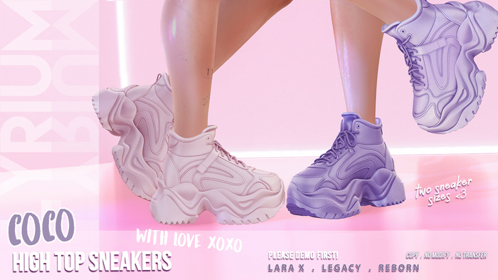 Lyrium. Coco High Top Sneakers - FATPACK