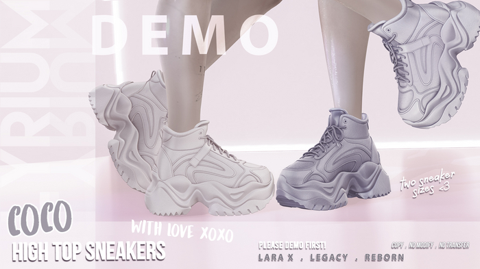 Lyrium. Coco High Top Sneakers DEMO