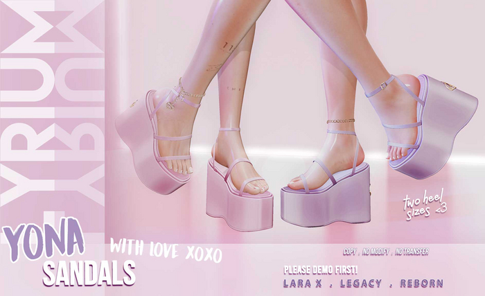 Lyrium. Yona Sandals - FATPACK