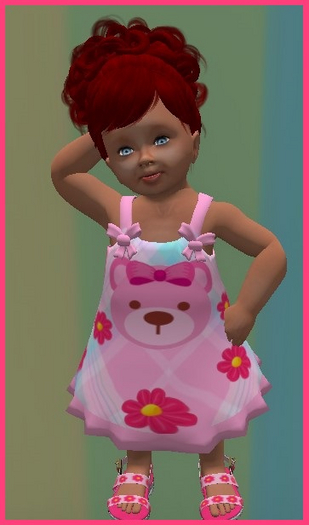 TTV Beary Pink Outfit Totsipop Girl