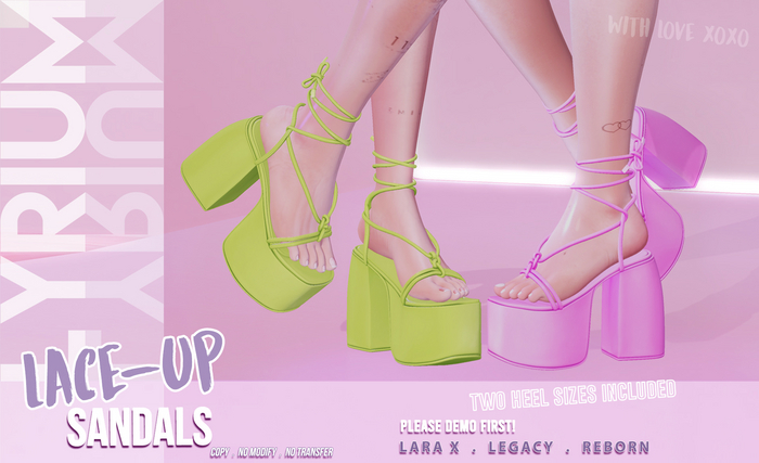 Lyrium. Lace up Sandals - FATPACK