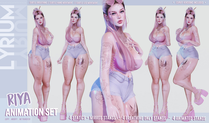 Lyrium. Riya Animation Set