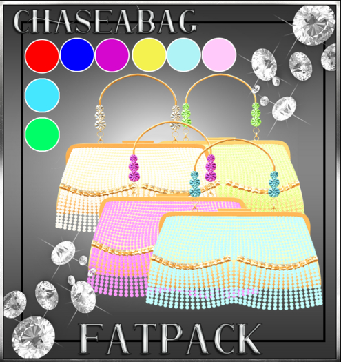 Hold Dis Crystal Handbag  FatPack